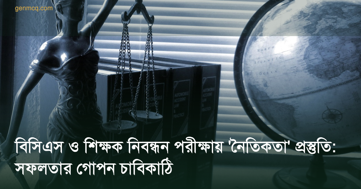বিসিএস ও শিক্ষক নিবন্ধন পরীক্ষায় 'নৈতিকতা' প্রস্তুতি: সফলতার গোপন চাবিকাঠি